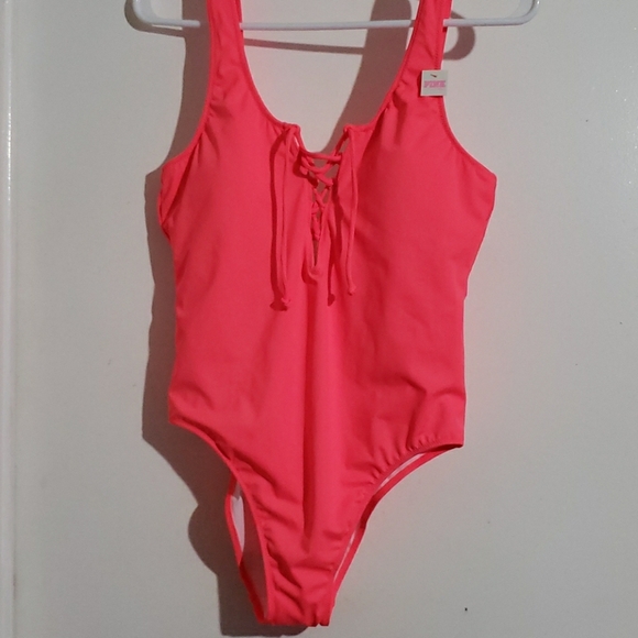PINK Victoria's Secret Other - Hot Peachy Orange - VS PINK• | One-Piece Swimsuit